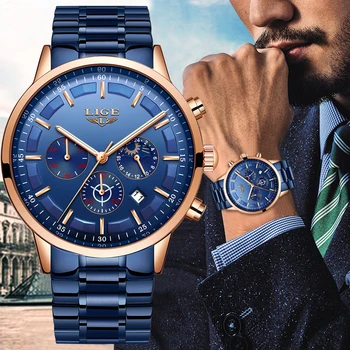 2019 LIGE Hot Men's Watches Fashion Gift Watch Men Top Brand Luxury Sport Military Gold Quartz Watch Men Clock Relogio masculino
2019 LIGE Hot Men's Watches Fashion Gift Watch Men Top Brand Luxury Sport Military Gold Quartz Watch Men Clock Relogio masculino