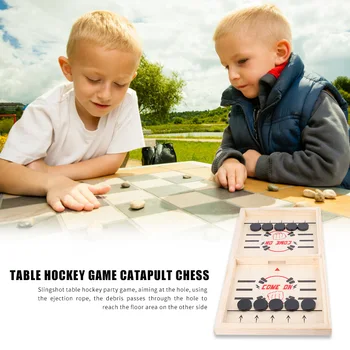 Pine Wood Family Table Ice Hockey Game Catapult Chess Sling Puck Game Toy Table Hockey Game Parent-child Interactive For Child
Pine Wood Family Table Ice Hockey Game Catapult Chess Sling Puck Game Toy Table Hockey Game Parent-child Interactive For Child
