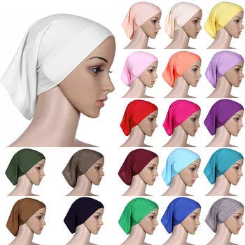 Muslim Women Head Scarf Cotton Hijab High Stretch Cover Headwrap Underscarf Cap Shawl Scarf Inner Headband Bonnet
Muslim Women Head Scarf Cotton Hijab High Stretch Cover Headwrap Underscarf Cap Shawl Scarf Inner Headband Bonnet