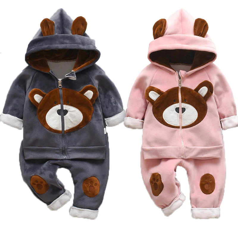 Children Winter Baby Boys Clothing Sets Fashion Girls Warm Hooded Coats Pants Suit Baby Thick Velvet Tracksuit Kids Clothes Set
Children Winter Baby Boys Clothing Sets Fashion Girls Warm Hooded Coats Pants Suit Baby Thick Velvet Tracksuit Kids Clothes Set