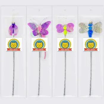 Soft Colorful Cat Feather Worm Butterfly Rod Toy For Cat Kitten Funny Playing Interactive Toy Pet Cat Toys Cat Supplies
Soft Colorful Cat Feather Worm Butterfly Rod Toy For Cat Kitten Funny Playing Interactive Toy Pet Cat Toys Cat Supplies