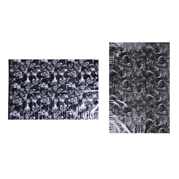 2 Pcs Hydrographic Film - Water Transfer Printing - Hydro Dipping 1 Meter- New Joker & Rolling Bones
2 Pcs Hydrographic Film - Water Transfer Printing - Hydro Dipping 1 Meter- New Joker & Rolling Bones
