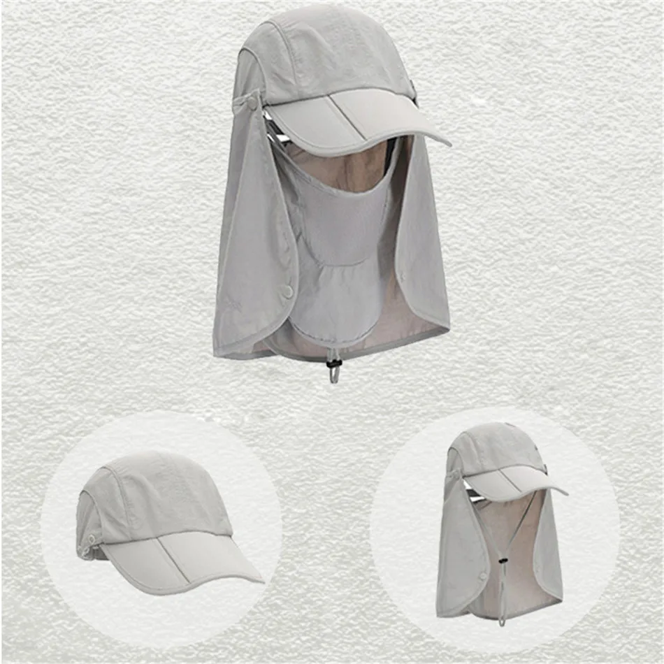 Multi-function Outdoor Sport Hiking Hat UV Protection Face Neck Cover Fishing Sun Protect Cap Bucket Hats Windproof Women Men
Multi-function Outdoor Sport Hiking Hat UV Protection Face Neck Cover Fishing Sun Protect Cap Bucket Hats Windproof Women Men
