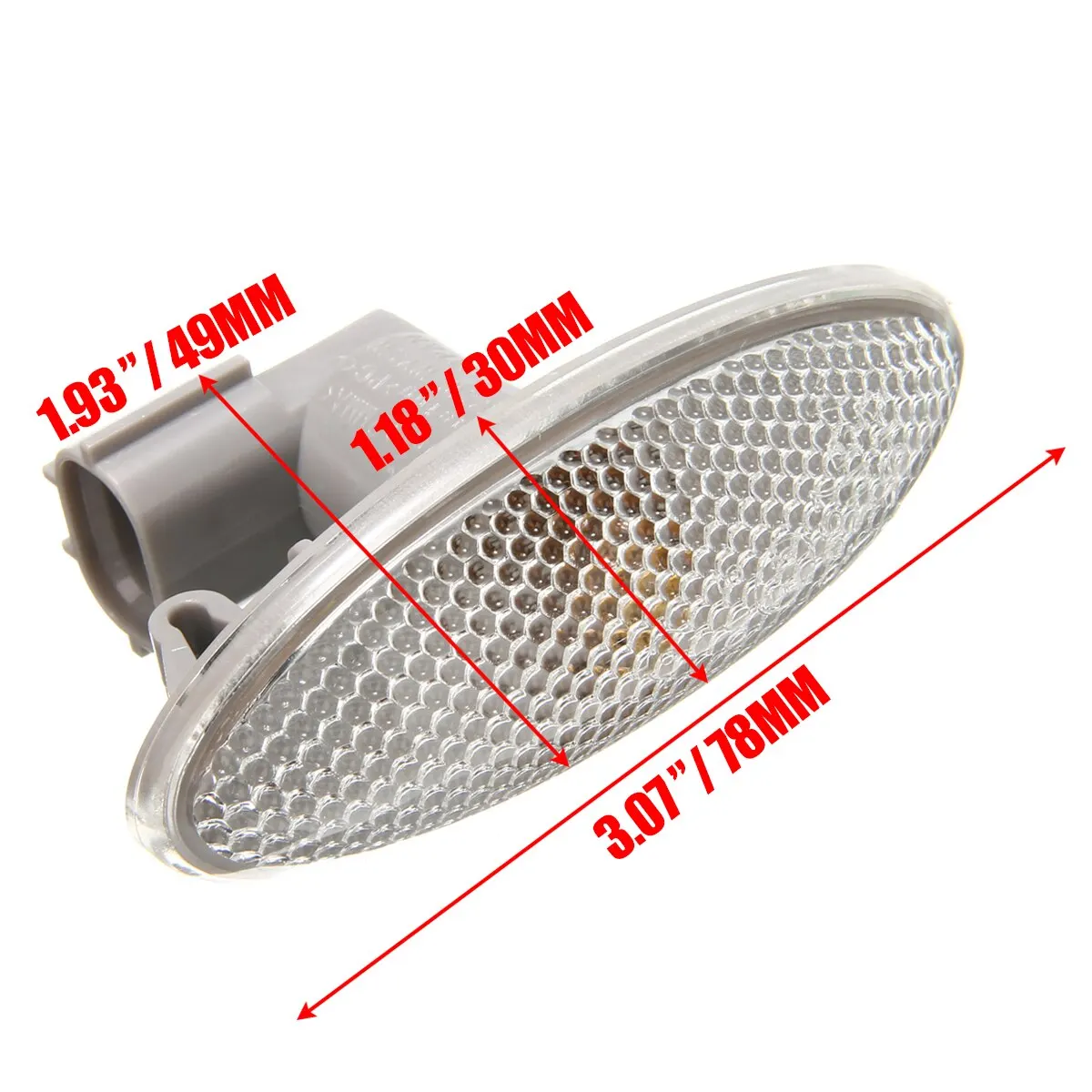 Mayitr 1pair Car Side Turn Signal Light Fender Lamps Amber Indicator Blub For Toyota Yaris RAV4 Auris Corolla
