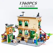 New 1367PCS 6 Dolls Ideas 123 Sesamed Streetview Street House Figures 21324 Building Blocks Bricks City Model Toys Kid Gift
New 1367PCS 6 Dolls Ideas 123 Sesamed Streetview Street House Figures 21324 Building Blocks Bricks City Model Toys Kid Gift