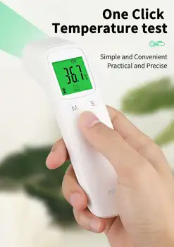 Home Office Fever Temperature Measure Tool Handheld Non-contact Forehead Ear Thermometer Infrared Digital Thermometer Gun
Home Office Fever Temperature Measure Tool Handheld Non-contact Forehead Ear Thermometer Infrared Digital Thermometer Gun