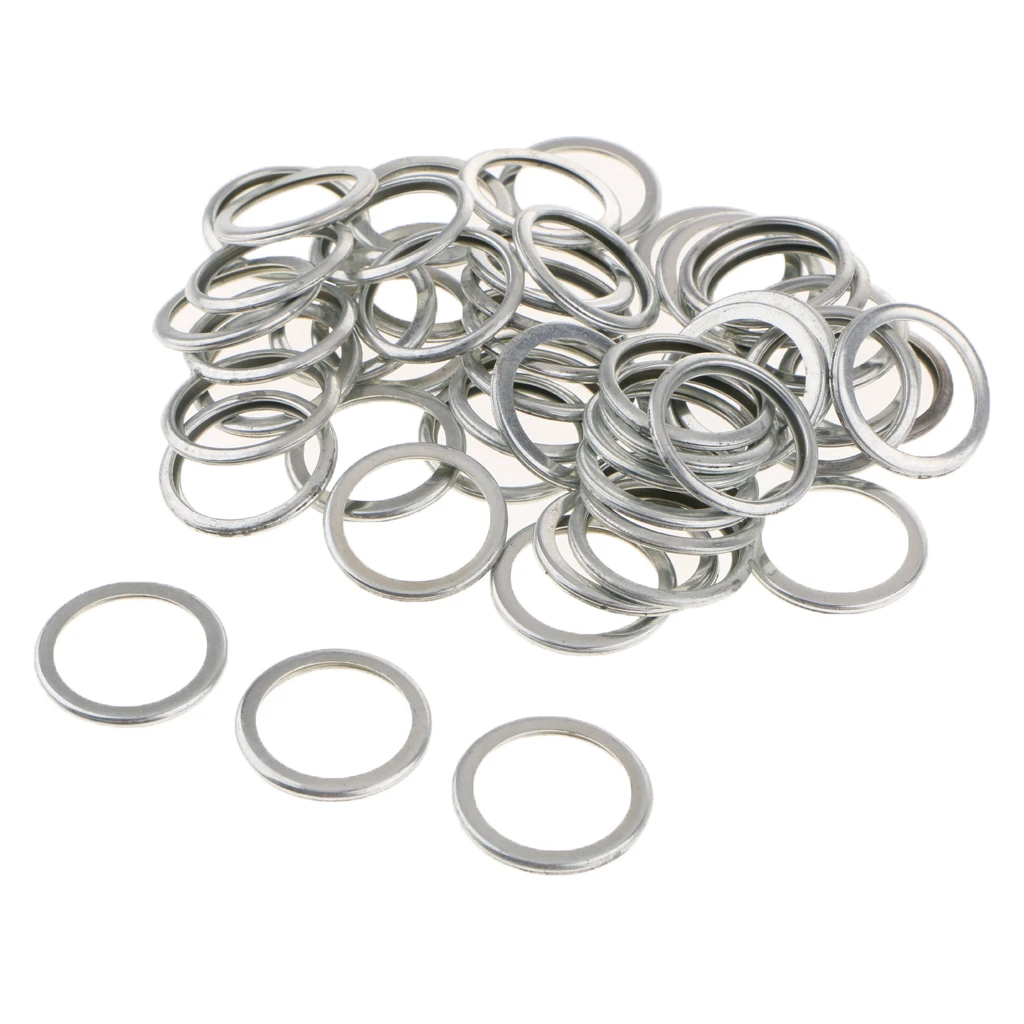 Pack of 50 Brand New Engine Oil Drain Plug Washer Gaskets for 11126AA000 Thickness: 2.5mm Pack of 50 Brand New Engine Oil Drain Plug Washer Gaskets for 11126AA000 Thickness: 2.5mm