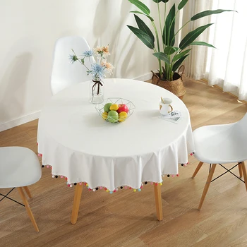 Round Tablecloth Hotel Banquet Table Cover With Tassel Decorative Table Cloth Home Dining Table Cover Event Party Tablecloth
Round Tablecloth Hotel Banquet Table Cover With Tassel Decorative Table Cloth Home Dining Table Cover Event Party Tablecloth