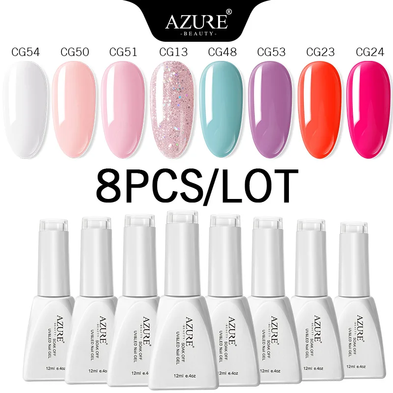 Azure Beauty 5Pcs/Lot Gel Polish Soak Off Semi Permanent Led Gel Nail Lacquer Kits Nail Art Salon Gel Polish French Style Gel
Azure Beauty 5Pcs/Lot Gel Polish Soak Off Semi Permanent Led Gel Nail Lacquer Kits Nail Art Salon Gel Polish French Style Gel