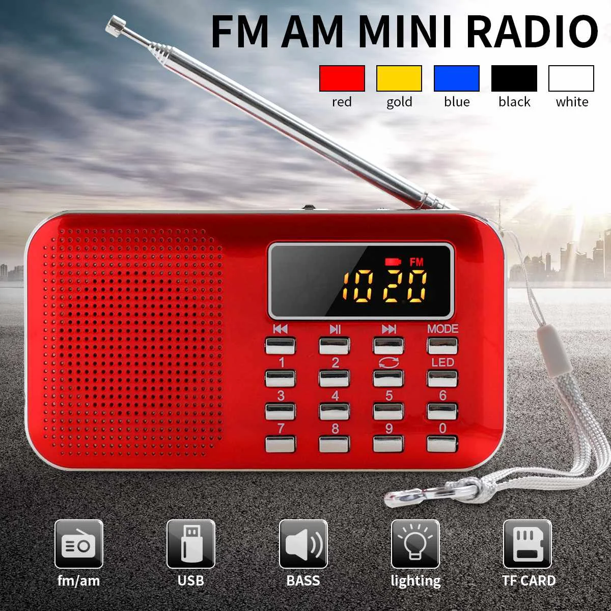 Portable Radio FM/AM/SW World Receiver MP3 Player Rec Recorder With Sleep Timer Black FM Radio Recorder Mini Radio radios
Portable Radio FM/AM/SW World Receiver MP3 Player Rec Recorder With Sleep Timer Black FM Radio Recorder Mini Radio radios