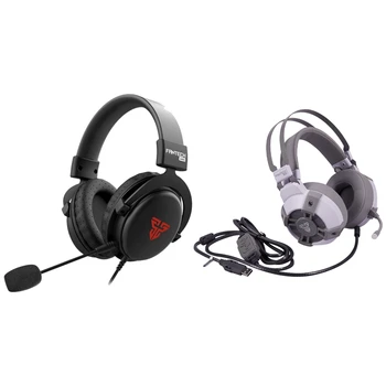 FANTECH 2 Pcs 3.5MM Plug Gaming Headphones Wired PC Stereo Earphones Headphones,Black & White 
FANTECH 2 Pcs 3.5MM Plug Gaming Headphones Wired PC Stereo Earphones Headphones,Black & White