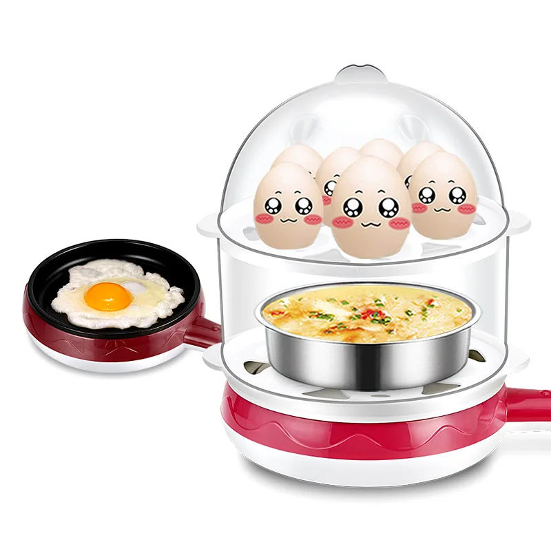 Sharp Collar Manufacturers Direct Selling Double Layer Egg Boiler Small Electric Frying Pan Non-stick Pot Steamed Egg Machine za
Sharp Collar Manufacturers Direct Selling Double Layer Egg Boiler Small Electric Frying Pan Non-stick Pot Steamed Egg Machine za
