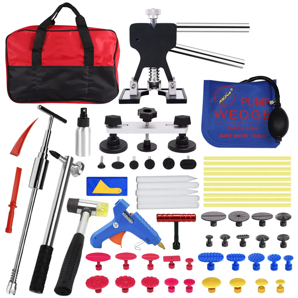 Paintless Dent Repair Puller Tools Dent Puller Slide Hammer T-Bar Tool Dent Removal Pulling Tabs for Car Auto Body
Paintless Dent Repair Puller Tools Dent Puller Slide Hammer T-Bar Tool Dent Removal Pulling Tabs for Car Auto Body