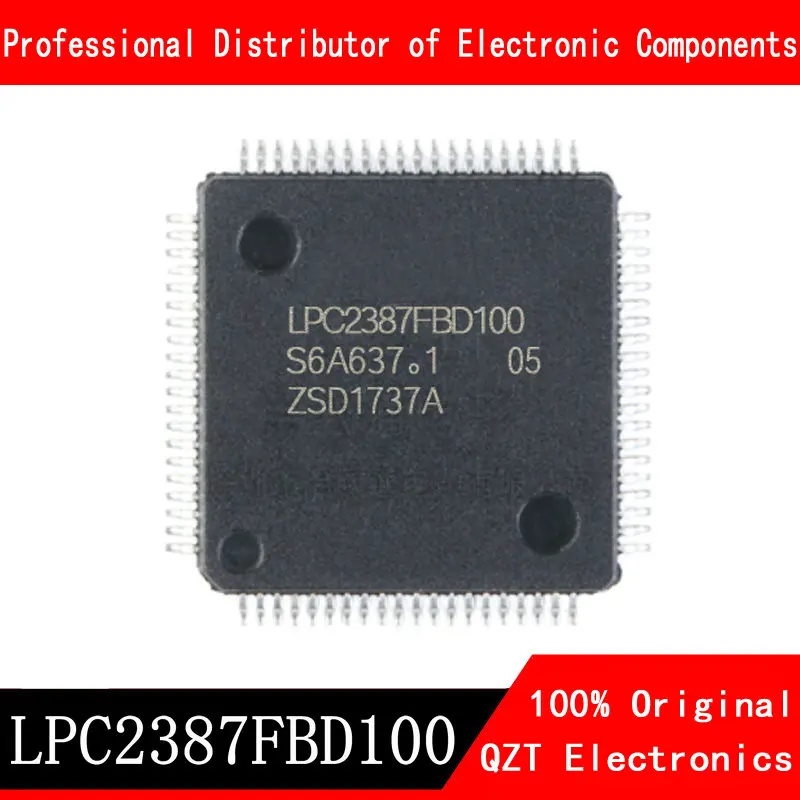 

5pcs/lot LPC2387FBD100 LPC2387 LQFP100 microcontroller MCU new original In Stock