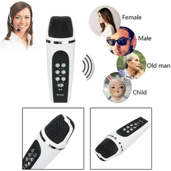 Cellphone Home Voice Changing Microphone 4 Modes Mini Singing Smartphone Sound Handheld Wireless PC For IPhone For Android
Cellphone Home Voice Changing Microphone 4 Modes Mini Singing Smartphone Sound Handheld Wireless PC For IPhone For Android