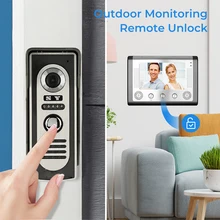 7 inch wired Video intercom doorbell home villa intercom system smart cat eye monitoring system monitor video intercom for home
7 inch wired Video intercom doorbell home villa intercom system smart cat eye monitoring system monitor video intercom for home