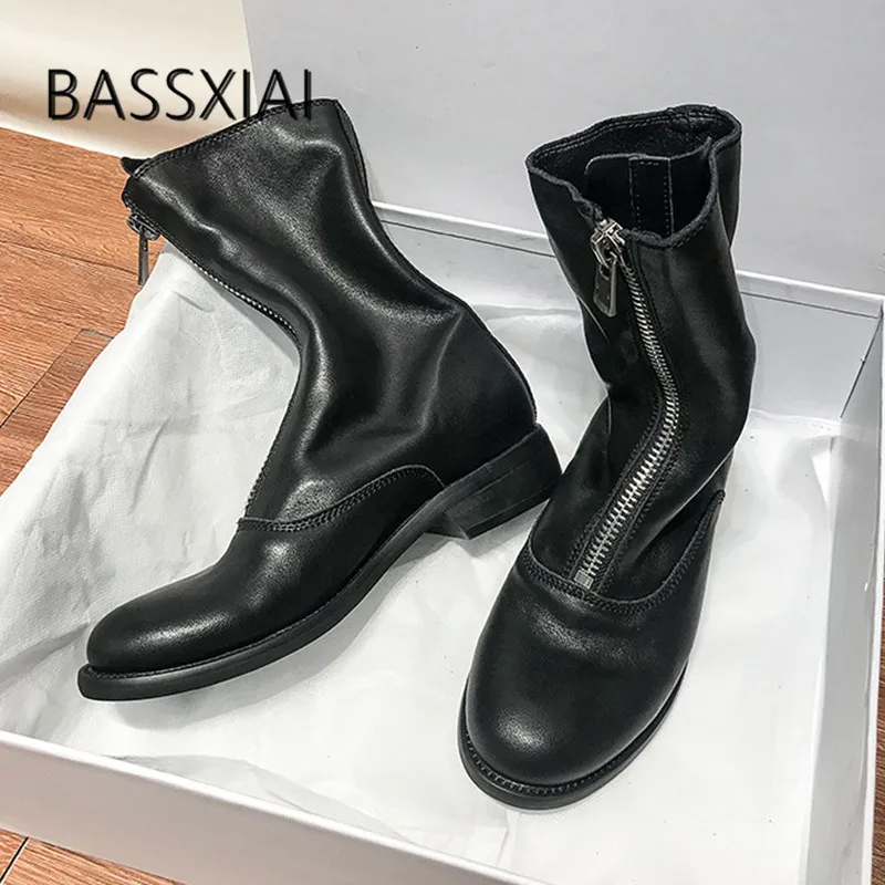 2019 Guidi Boots Woman Round Toe Front Zipper Black Real Leather Low Heel Boots Women Fashion Ankle Boots
2019 Guidi Boots Woman Round Toe Front Zipper Black Real Leather Low Heel Boots Women Fashion Ankle Boots