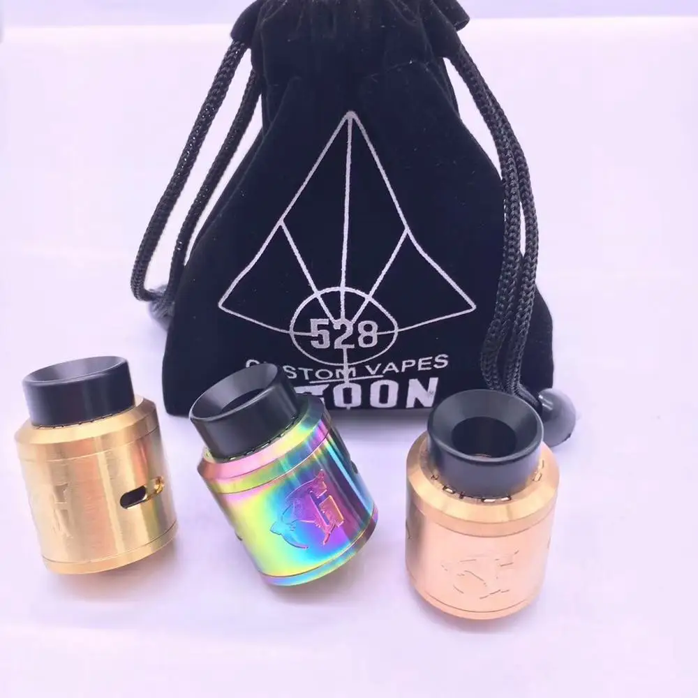 Newest Arrival Goon V1.5 RDA Atomizer 24mm Diameter Tank 528 RDA E Cigarette Atomizer vs Apocalypse GEN 25 RDA Sob RDA 528 Goon
Newest Arrival Goon V1.5 RDA Atomizer 24mm Diameter Tank 528 RDA E Cigarette Atomizer vs Apocalypse GEN 25 RDA Sob RDA 528 Goon