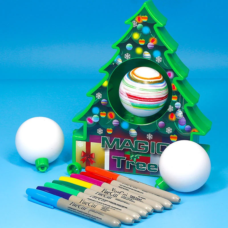 2020 Kids Children Diy Electric Christmas Tree Drawing Ball Toy Ornament Decorating Kit Education Learning Toys
2020 Kids Children Diy Electric Christmas Tree Drawing Ball Toy Ornament Decorating Kit Education Learning Toys