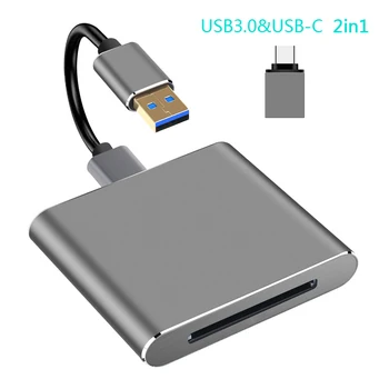 XQD Card Reader Adapter CFast 2.0 USB 3.0 Type-C Interface Flash Memory Card Reader For Sony M Series SD Series
XQD Card Reader Adapter CFast 2.0 USB 3.0 Type-C Interface Flash Memory Card Reader For Sony M Series SD Series