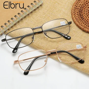 Elbru Metal Reading Glasses Square Frame Elderly Spectacles Comfortable Presbyopic Glasses Spring Glasses For Men and Women
Elbru Metal Reading Glasses Square Frame Elderly Spectacles Comfortable Presbyopic Glasses Spring Glasses For Men and Women