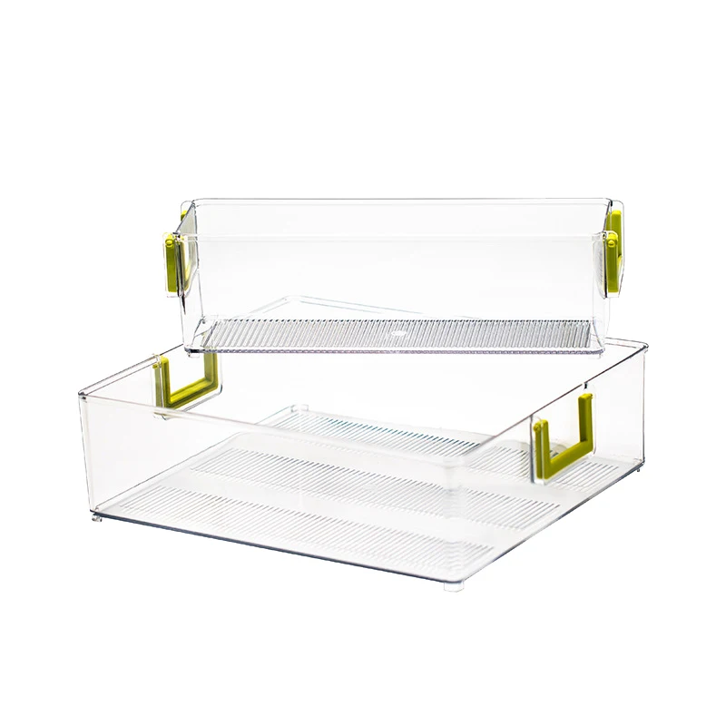 NEW-Plastic Kitchen Pantry Cabinet Set of 2,Refrigerator or Freezer Food Storage Bins,Organizer for Fruit,Food
NEW-Plastic Kitchen Pantry Cabinet Set of 2,Refrigerator or Freezer Food Storage Bins,Organizer for Fruit,Food