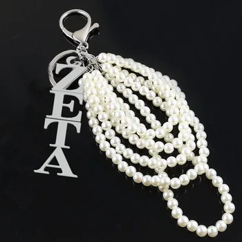 Topvesko Drop shipping Greek Large size Stainless Steel Letter ZETA Pearl Keychain
Topvesko Drop shipping Greek Large size Stainless Steel Letter ZETA Pearl Keychain