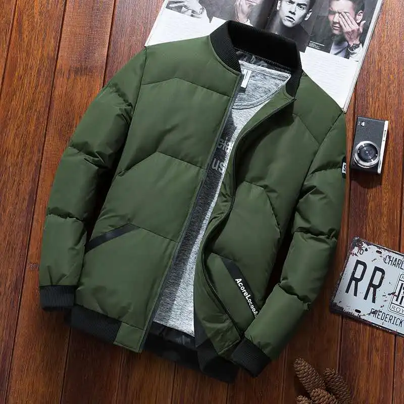 The new 2020 baseball collar padded monogrammed down jacket plus size casual flying jacket high quality zipper jacket for men4XL
The new 2020 baseball collar padded monogrammed down jacket plus size casual flying jacket high quality zipper jacket for men4XL