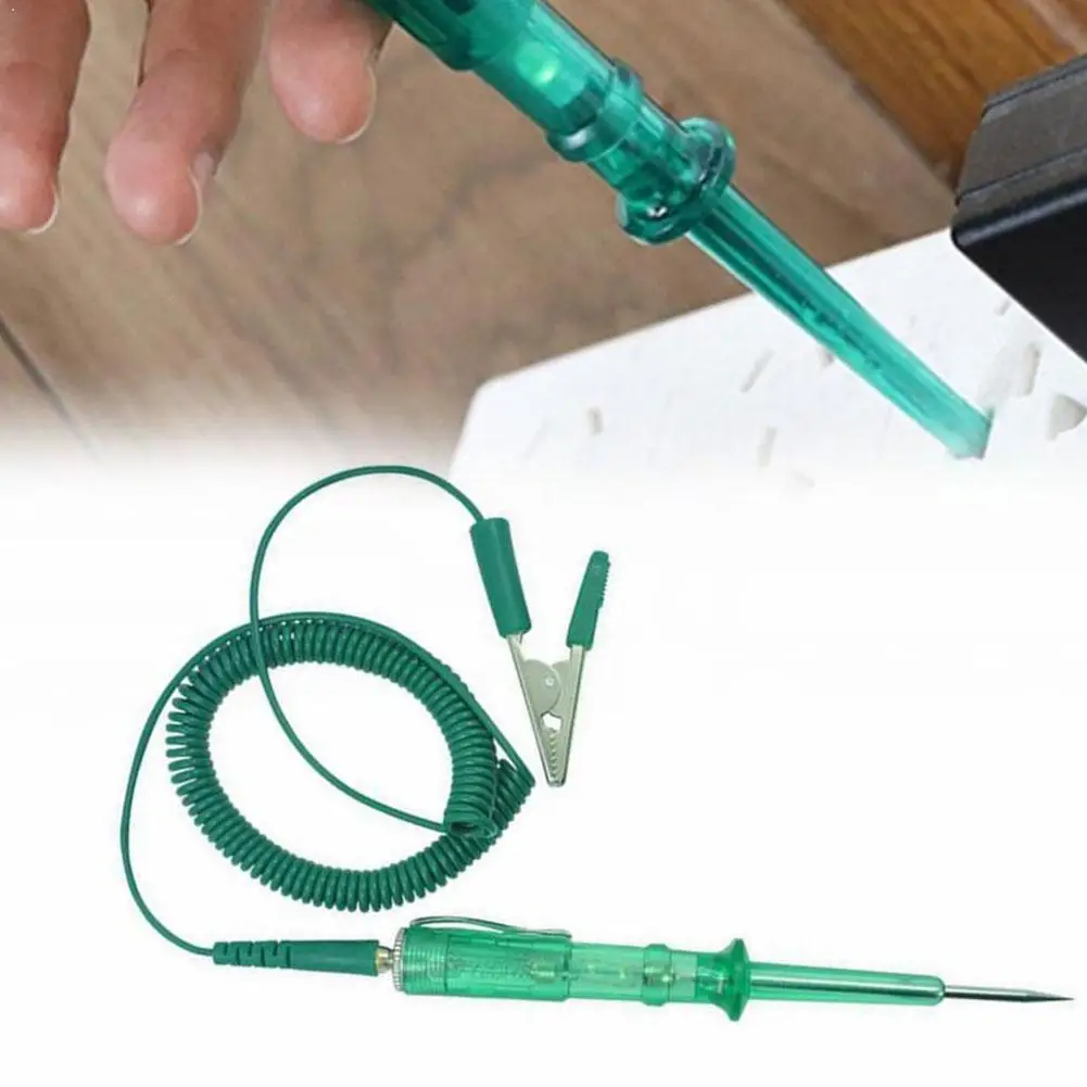 Car Light Circuit Tester Lamp Voltage Dc 6V 12V 24V Detector Copper Lamp Light Test System Probe Probe Test Pen L1J5
Car Light Circuit Tester Lamp Voltage Dc 6V 12V 24V Detector Copper Lamp Light Test System Probe Probe Test Pen L1J5