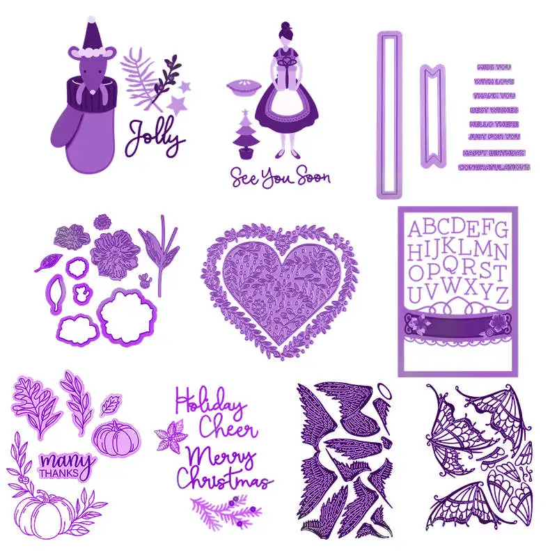 Sweet Heart Shape and Alphabet Metal Cutting Dies Scrapbooking Album Paper DIY Card decoration Craft Embossing Die Cuts 2019 New
Sweet Heart Shape and Alphabet Metal Cutting Dies Scrapbooking Album Paper DIY Card decoration Craft Embossing Die Cuts 2019 New