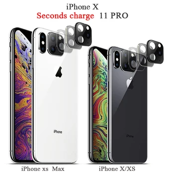 OULUCCI Metal Alumium Camera Lens Seconds Change For iPhone 11 Protector Ring Cover For iPhone X XS MAX Camera Protective Cover
OULUCCI Metal Alumium Camera Lens Seconds Change For iPhone 11 Protector Ring Cover For iPhone X XS MAX Camera Protective Cover