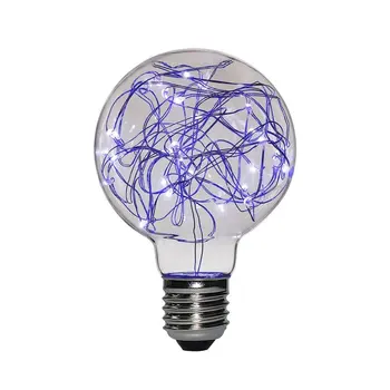 ICOCO G80/G95 E27 High Transmittance LED Light Bulb Non-dimmable Clear Glass Copper Wire Stringlights Bulb 220V 2W with 25 LEDs
ICOCO G80/G95 E27 High Transmittance LED Light Bulb Non-dimmable Clear Glass Copper Wire Stringlights Bulb 220V 2W with 25 LEDs