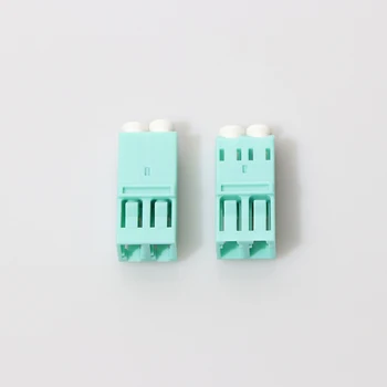 50pcs LC/UPC to LC/UPC Duplex OM3 Multimode Fiber Optic Adapter Aqua Multimode Coupler Connector
50pcs LC/UPC to LC/UPC Duplex OM3 Multimode Fiber Optic Adapter Aqua Multimode Coupler Connector