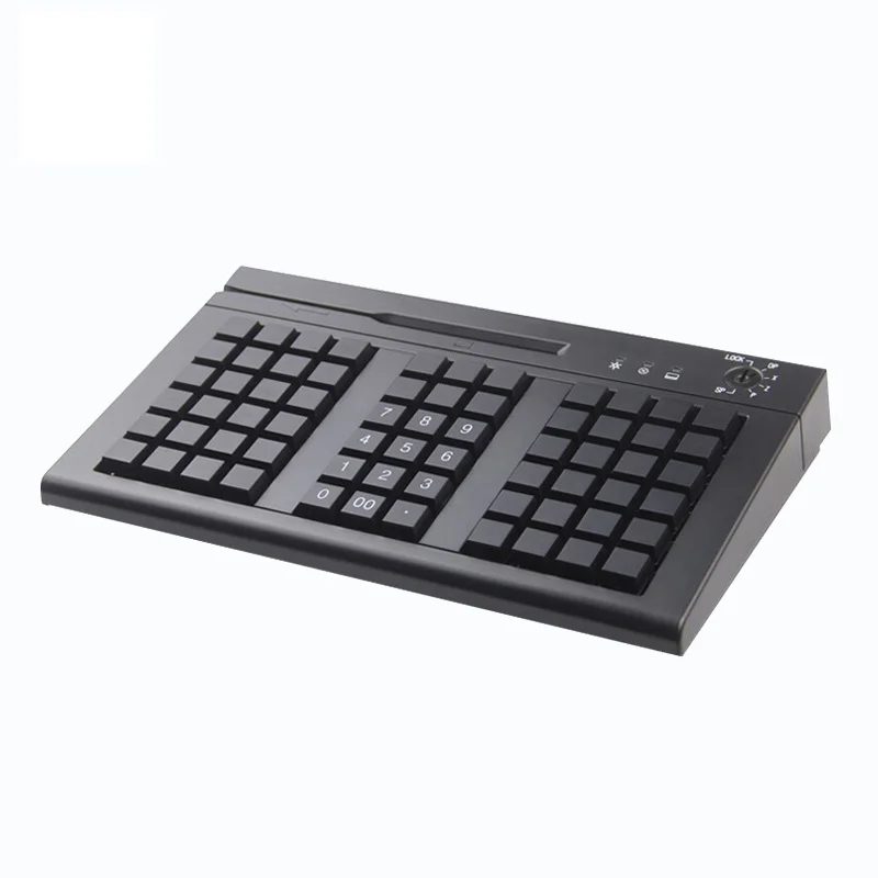 KB66 66 клавиши pos клавиатура PS/2 RJ45 с МАГНИТНЫМИ КАРТАМИ электронный