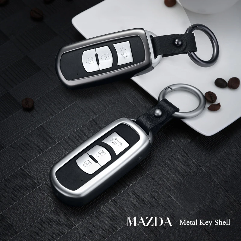 Hight End Metal Key Case For Mazda AXELA/ATENZA/CX-3/CX-4/CX-5/CX-8/MX-5, Car Key Protective Shell , Keychain
Hight End Metal Key Case For Mazda AXELA/ATENZA/CX-3/CX-4/CX-5/CX-8/MX-5, Car Key Protective Shell , Keychain