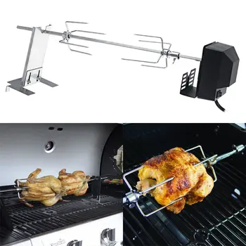 4W Stainless Steel BBQ Grill Spit Roaster Rod Camping Charcoal Kits Outdoor Barbecue Grill Rack Rotisserie Parts BBQ Accessories
4W Stainless Steel BBQ Grill Spit Roaster Rod Camping Charcoal Kits Outdoor Barbecue Grill Rack Rotisserie Parts BBQ Accessories