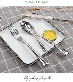 4PC Cutlery Set Stainless Steel Dinnerware Stainless Steel Spoon Set Fork Spoon Knife Steel Cutlery Dinnerware Set
4PC Cutlery Set Stainless Steel Dinnerware Stainless Steel Spoon Set Fork Spoon Knife Steel Cutlery Dinnerware Set
