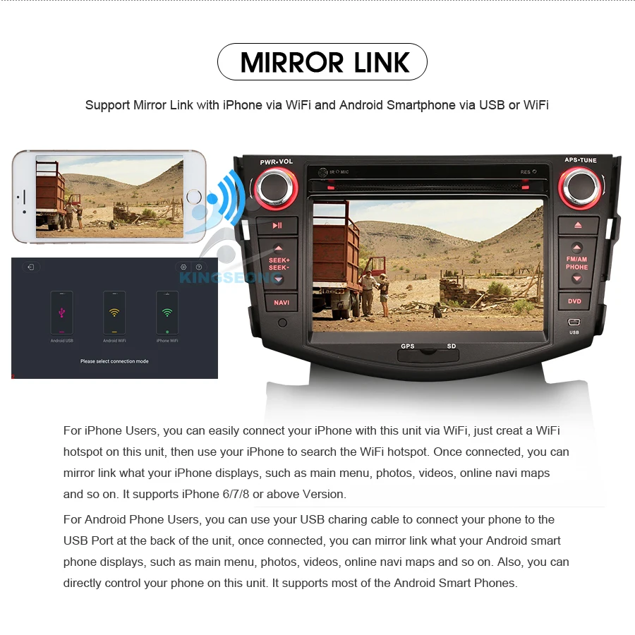 Flash Deal Car stereo Headunit for TOYOTA RAV4 2006-2012 GPS DVD Sat Nav 7" Android 9.0 WIFI 4G DVR OBD DVT-IN SWC TPMS 8