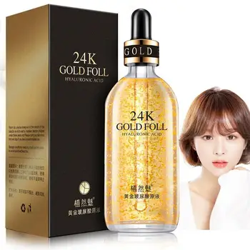 100Ml 24K Gold Tense Moisture Essence Pure Hyaluronic Acid Serum Anti-Wrinkle Golden Nicotinamide Liquid Skin Care Essence
100Ml 24K Gold Tense Moisture Essence Pure Hyaluronic Acid Serum Anti-Wrinkle Golden Nicotinamide Liquid Skin Care Essence