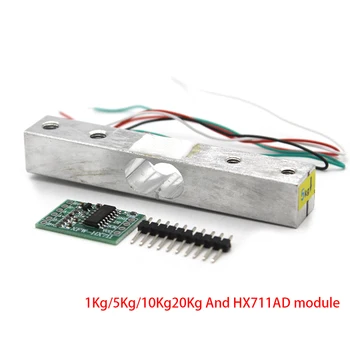 Load Cell Weight Sensor 1KG 5KG 10KG 20KG HX711 Module Electronic Scale Aluminum Alloy Weighing Pressure Sensor Ad Module
Load Cell Weight Sensor 1KG 5KG 10KG 20KG HX711 Module Electronic Scale Aluminum Alloy Weighing Pressure Sensor Ad Module