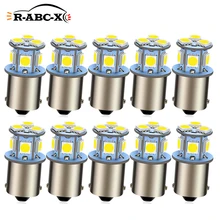 

RUIANDSION 10Pcs S25 1156 BA15S P21W LED BAU15S PY21W 6V 12V 24V Car Turn Signal Light Truck Reverse Lamp Motorcycle Tail Bulb