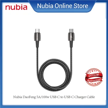 Original Nubia USB C to USB C 5A Power Charger Cable 100W High Power 480Mbps Fast Data Cable for Mobile Phone Laptop Macbook Pro
Original Nubia USB C to USB C 5A Power Charger Cable 100W High Power 480Mbps Fast Data Cable for Mobile Phone Laptop Macbook Pro