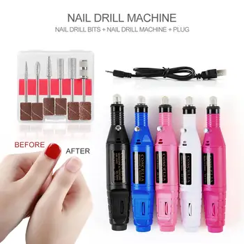 1Set Professional Electric Nail Kit Nail Tips Manicure Machine Electric Nail Art Pen Pedicure 6 Bits Nail Art Tools Kit New Gift
1Set Professional Electric Nail Kit Nail Tips Manicure Machine Electric Nail Art Pen Pedicure 6 Bits Nail Art Tools Kit New Gift