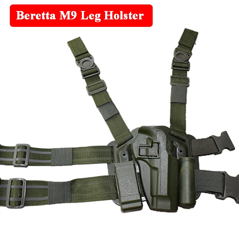 Tactical Beretta M9 92 96 Gun Leg Holster Pouch Airsoft Hunting Pistol Gun Quick Drop Leg Holster Right Hand Gun Carry Case 
Tactical Beretta M9 92 96 Gun Leg Holster Pouch Airsoft Hunting Pistol Gun Quick Drop Leg Holster Right Hand Gun Carry Case