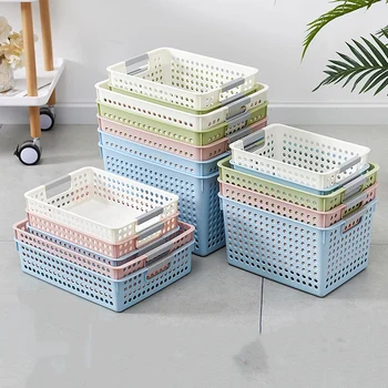 Plastic Storage Basket Desktop Snack Storage Box Sundries Storage Frame Storage Basket Rectangular Storage Basket Bath Basket
Plastic Storage Basket Desktop Snack Storage Box Sundries Storage Frame Storage Basket Rectangular Storage Basket Bath Basket
