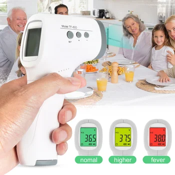 Easy To Grip Handheld Infrared High Accuracy Safe Temperature Meter Non-contact Forehead Measuring Adult Baby BV789
Easy To Grip Handheld Infrared High Accuracy Safe Temperature Meter Non-contact Forehead Measuring Adult Baby BV789