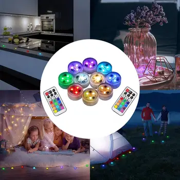 10Pcs Waterproof LED Colorful Remote Control Underwater Light Fish Tank Lamp
10Pcs Waterproof LED Colorful Remote Control Underwater Light Fish Tank Lamp