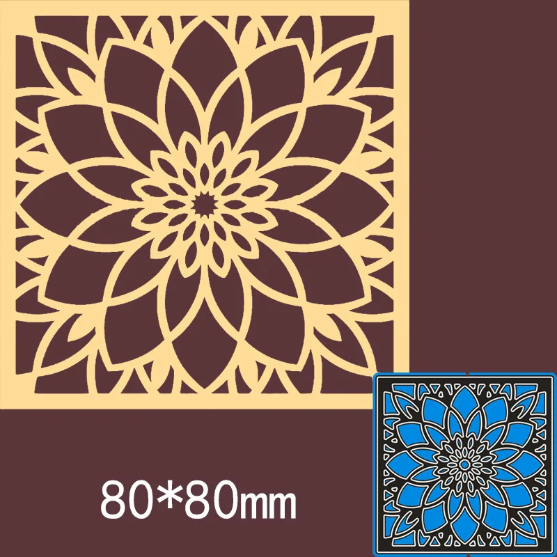Creative Metal Cutting Layering Die Mold Embossing Stencils DIY Scrapbook Paper Card Making Mandala Flower
Creative Metal Cutting Layering Die Mold Embossing Stencils DIY Scrapbook Paper Card Making Mandala Flower