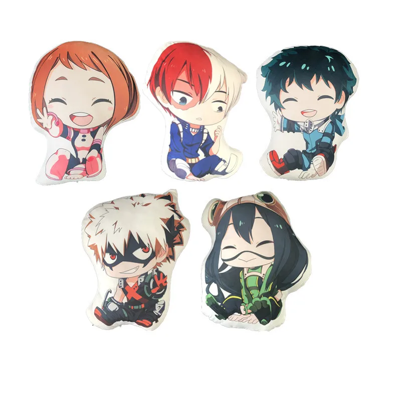40cm Anime My Hero Academia Midoriya Izuku Bakugou Katsuki Todoroki Shouto OCHACO URARAKA Asui Tsuyu Plush Pillow Cartoon Toys
40cm Anime My Hero Academia Midoriya Izuku Bakugou Katsuki Todoroki Shouto OCHACO URARAKA Asui Tsuyu Plush Pillow Cartoon Toys