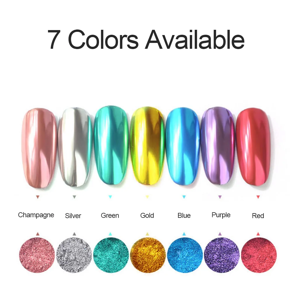 1pc Pearl Powder Mirror Effect Chrome Nail Powder Rainbow Nails Art Glitter Metallic Nail Manicure Pigment Nail Art Tools
1pc Pearl Powder Mirror Effect Chrome Nail Powder Rainbow Nails Art Glitter Metallic Nail Manicure Pigment Nail Art Tools